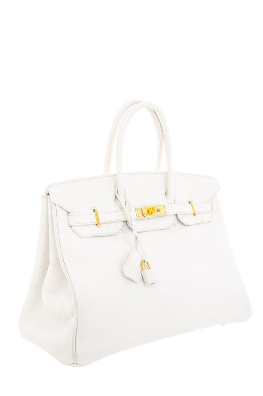 Hermès 2009 White 35CM Birkin Handbag