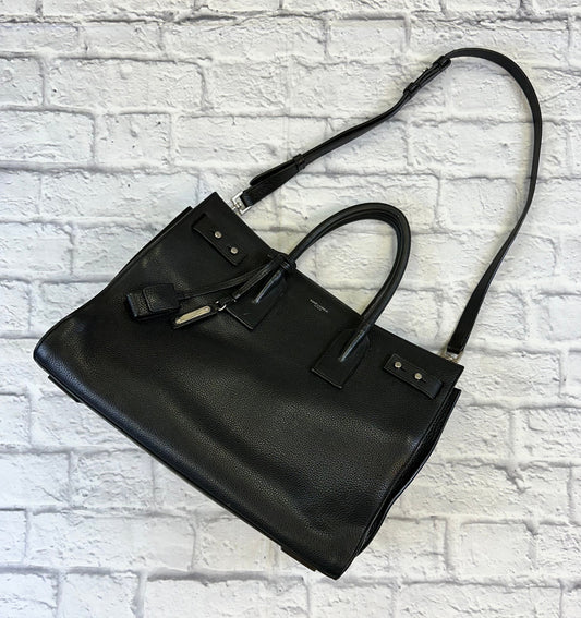 Saint Laurent Black Medium Sac Du Jour