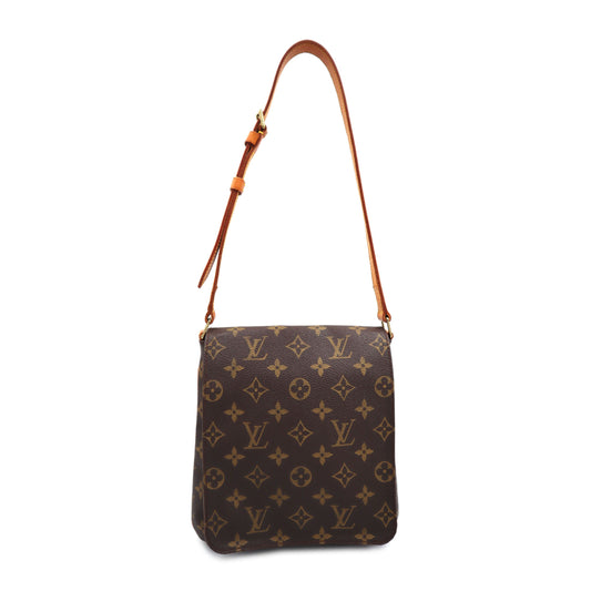 bagslet Monogram Canvas Musette Salsa PM Shoulder Bag AS0070