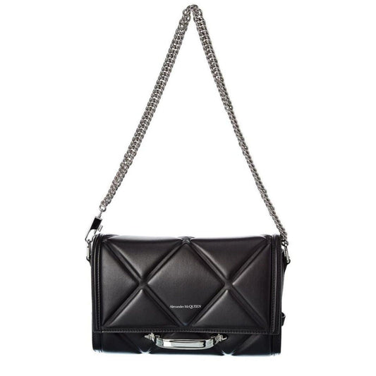 bagslet The Story Black Leather Quilted Shoulder Bag