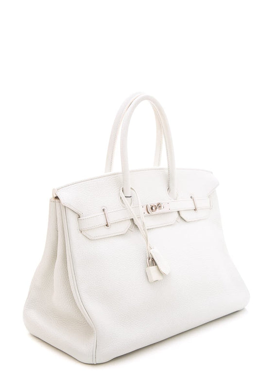 Hermès 2011 White Togo Leather Birkin 35CM Handbag