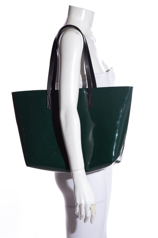 Marni Forest Green Shopping Tote