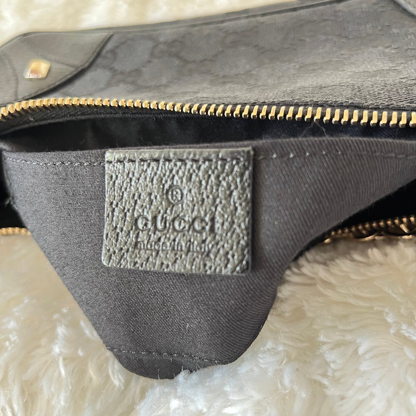 Gucci Black Canvas Bag